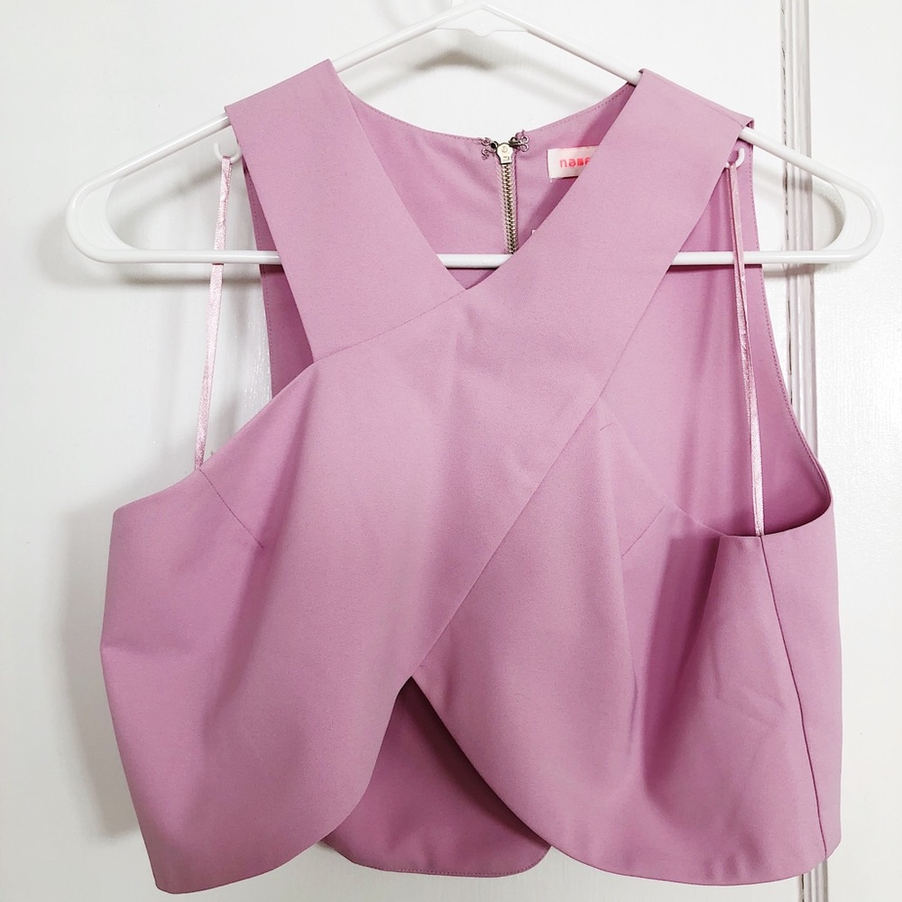 Pixie Market Lavender crop top